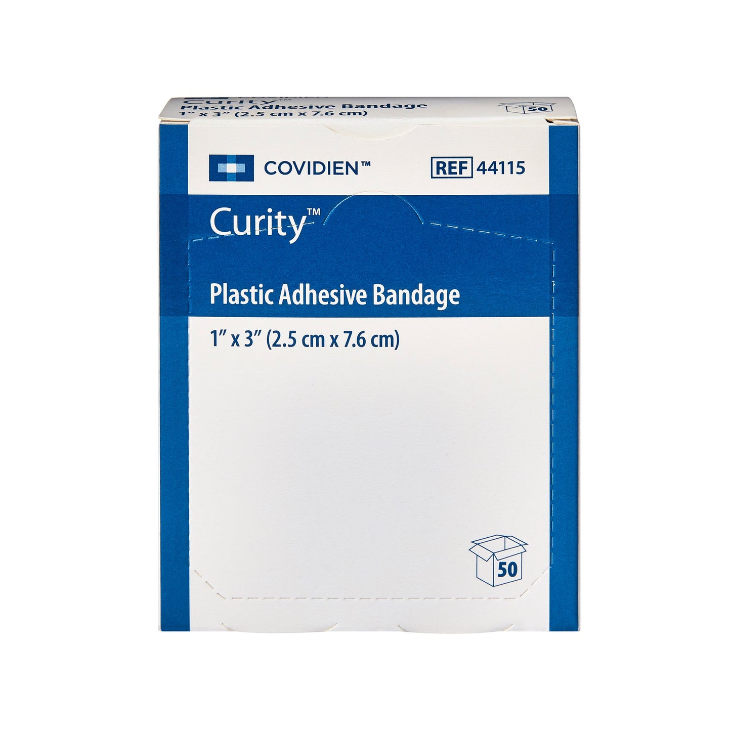Curity™ Adhesive Strip 1 X 3 Inch Plastic Rectangle Tan Sterile (734673_CS)