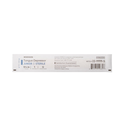 McKesson Tongue Depressor 5-1/2 Inch Length Wood Junior (854424_EA)