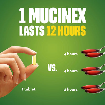 Mucinex® DM Cold and Cough Relief 1,200 mg - 60 mg Strength Tablet 28 per Box (1101457_BX)