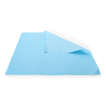 McKesson Sterilization Wrap Blue 24 X 24 Inch Single Layer Cellulose Steam / EO Gas (1156127_CS)