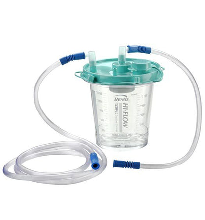 Hi-Flow™ Rigid Suction Canister Kit 1200 mL Pour Lid (165042_EA)