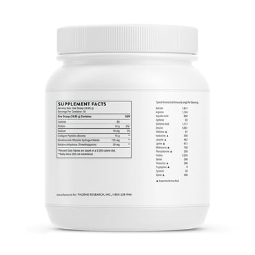 THORNE® Collagen Fit Oral Supplement Unflavored Powder 17.8 oz. Canister (1262488_BT)