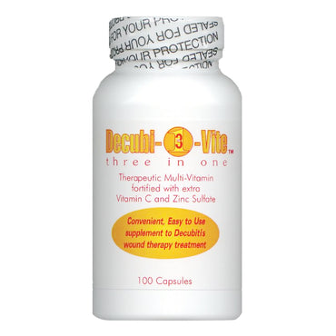 Decubivite® Three In One Multivitamin Supplement Vitamin / Minerals 500 mg Strength Capsule 100 per Bottle (772098_BT)