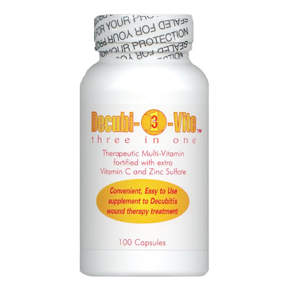 Decubivite® Three In One Multivitamin Supplement Vitamin / Minerals 500 mg Strength Capsule 100 per Bottle (772098_BT)