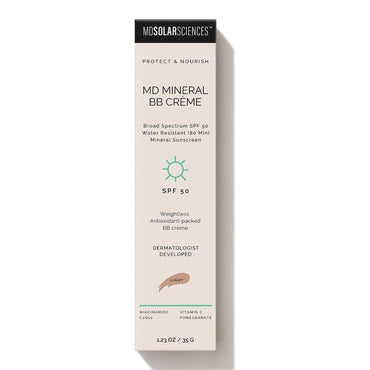 MDSolarsciences™ MD Mineral BB Crème Makeup with Sunscreen SPF 50 Cream 1.23 oz. Tube (1230946_EA)