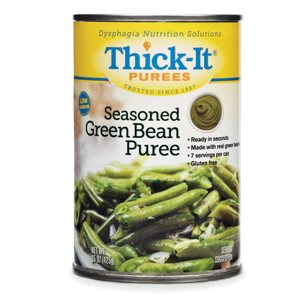 Thick-It® Thickened Food 15 oz. Can Seasoned Green Bean Flavor Puree IDDSI Level 4 Extremely Thick/Pureed (763372_EA)