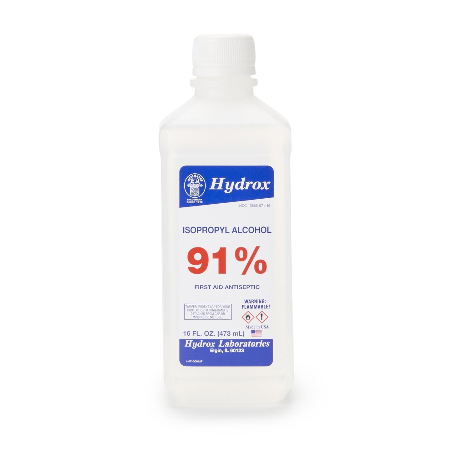 McKesson Brand Antiseptic Isopropyl Alcohol Topical Liquid 16 oz. Bottle (704316_CS)