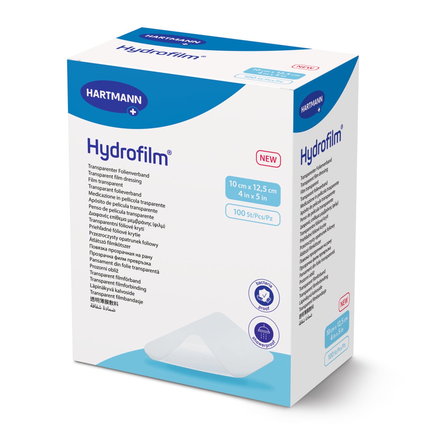 Hydrofilm® Transparent Film Dressing 4 X 5 Inch 4 Tab Delivery Rectangle Sterile (1233467_BX)