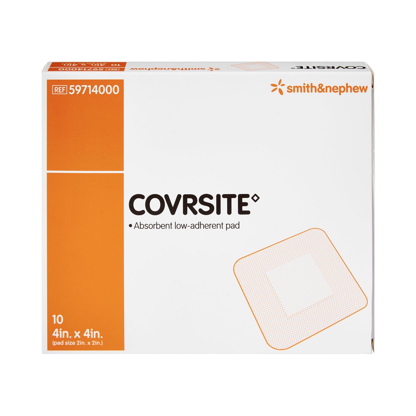 Covrsite Composite Dressing 4 X 4 Inch Square NonSterile Film Backing (363486_EA)