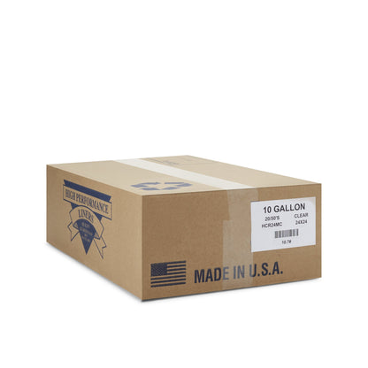 Colonial Bag Trash Bag 10 gal. Clear HDPE 8 Mic. 24 X 24 Inch X-Seal Bottom Coreless Roll (682408_CS)