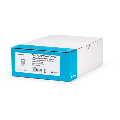 SenSura® Mio Convex Ostomy Pouch One-Piece System 11 Inch Length, Maxi Convex Light, Pre-Cut 1-1/4 Inch Stoma Drainable (1006178_BX)