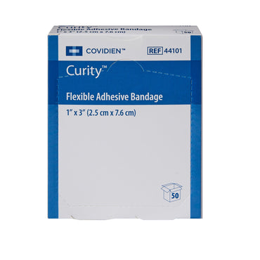 Curity™ Adhesive Strip 1 X 3 Inch Fabric Rectangle Tan Sterile (731917_CS)