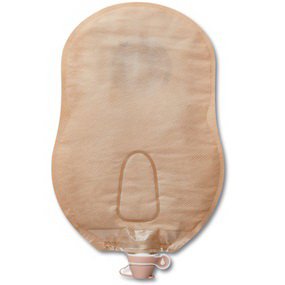 Premier™ Urostomy Pouch One-Piece System 9 Inch Length Convex, Pre-Cut 7/8 Inch Stoma Drainable (1055300_BX)