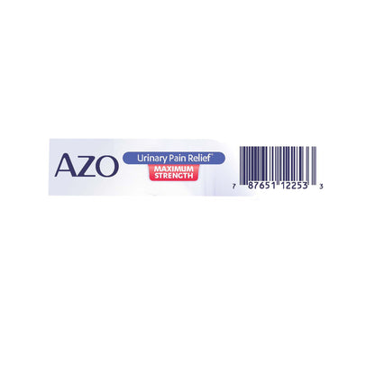 AZO® Maximum Strength Urinary Pain Relief 99.5 mg Strength Phenazopyridine Hydrochloride Tablet 12 per Box (1268925_BX)