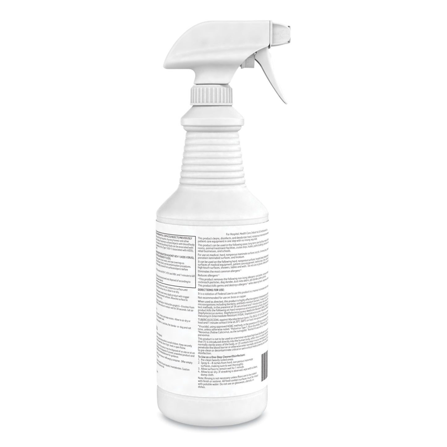 Diversey™ Oxivir® 1 Surface Disinfectant Cleaner Peroxide Based Trigger Spray Liquid 32 oz. Bottle Cherry Almond Scent NonSterile (1159651_EA)