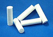 Fabco® Cotton Dental Roll 3/8 X 1-1/2 Inch Sterile 5 per Pouch (143253_CS)