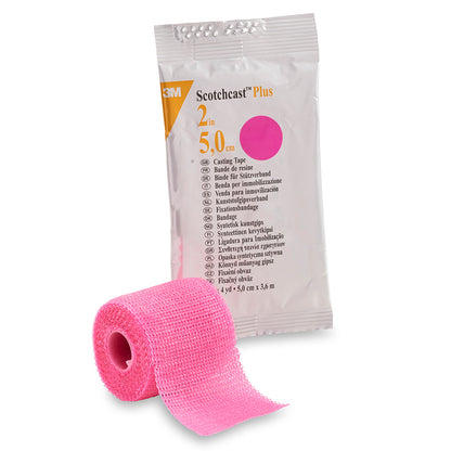 3M™ Scotchcast™ Plus Cast Tape 2 Inch X 12 Foot Fiberglass / Resin Bright Pink (199235_EA)