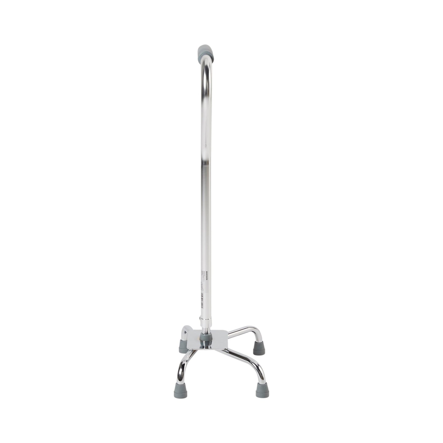 McKesson Large Base Quad Cane Steel 29 to 37-1/2 Inch Height Chrome (1065218_CS)