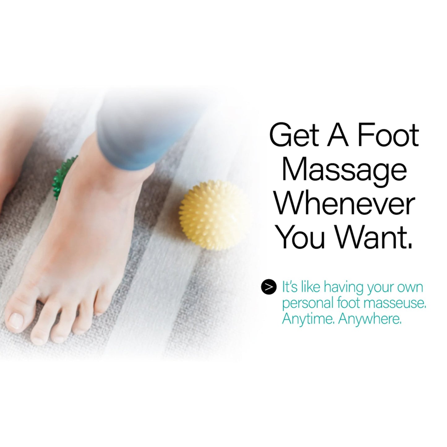 Kanjo Acupressure Foot Massager 2-1/2 Inch Diameter / 2-3/4 Inch Diameter (1236444_ST)