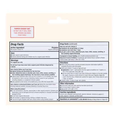 Foster & Thrive™ Vaginal Antifungal 2% Strength / 100 mg Cream 1.59 oz. Tube (1244992_EA)