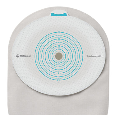 SenSura® Mio High Output Ostomy Pouch One-Piece System Flat, Trim to Fit 10 to 70 mm Stoma Drainable (1094135_BX)