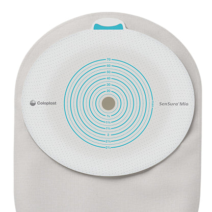 SenSura® Mio High Output Ostomy Pouch One-Piece System Flat, Trim to Fit 10 to 70 mm Stoma Drainable (1094135_BX)