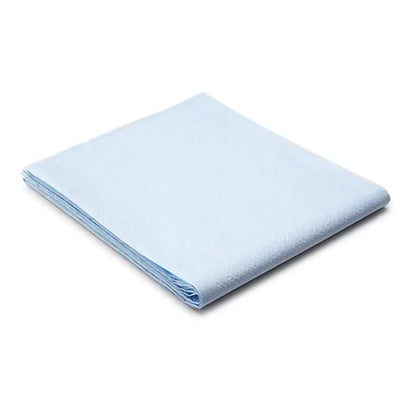 Tidi® Everyday Stretcher Sheet Flat 40 X 72 Inch Blue Tissue / Poly Disposable (382510_CS)