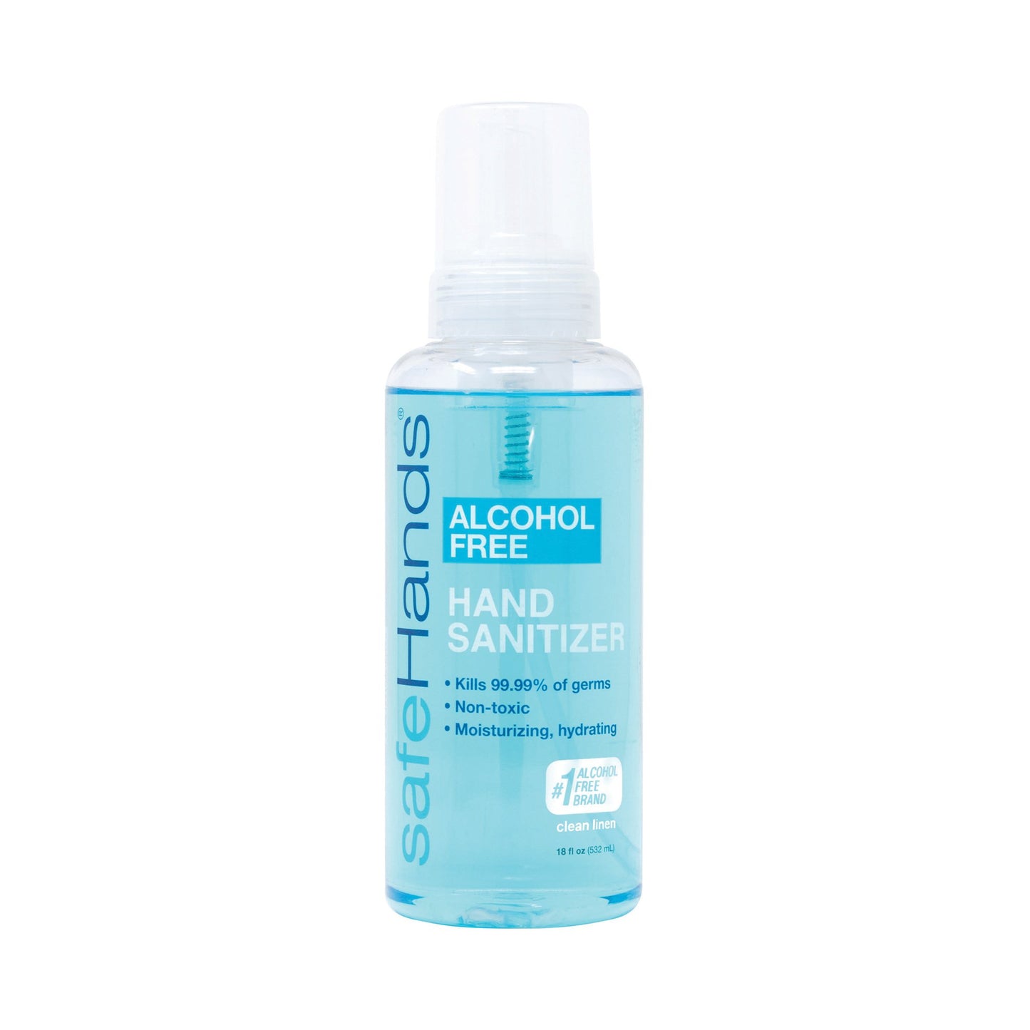 safeHands® Alcohol-Free Hand Sanitizer 18 oz. BZK (Benzalkonium Chloride) Foaming Bottle (868129_EA)