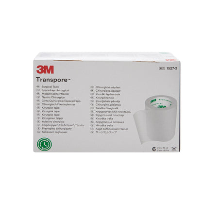 3M™ Transpore™ Medical Tape Transparent 2 Inch X 10 Yard Plastic NonSterile (5764_CS)