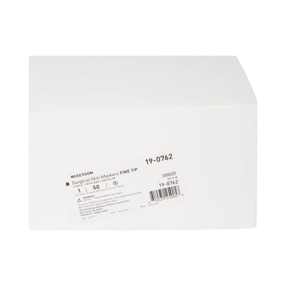 McKesson Skin Marker with Ruler and Labels Gentian Violet Ink Sterile Full Size Fine Tip (1182556_BX)
