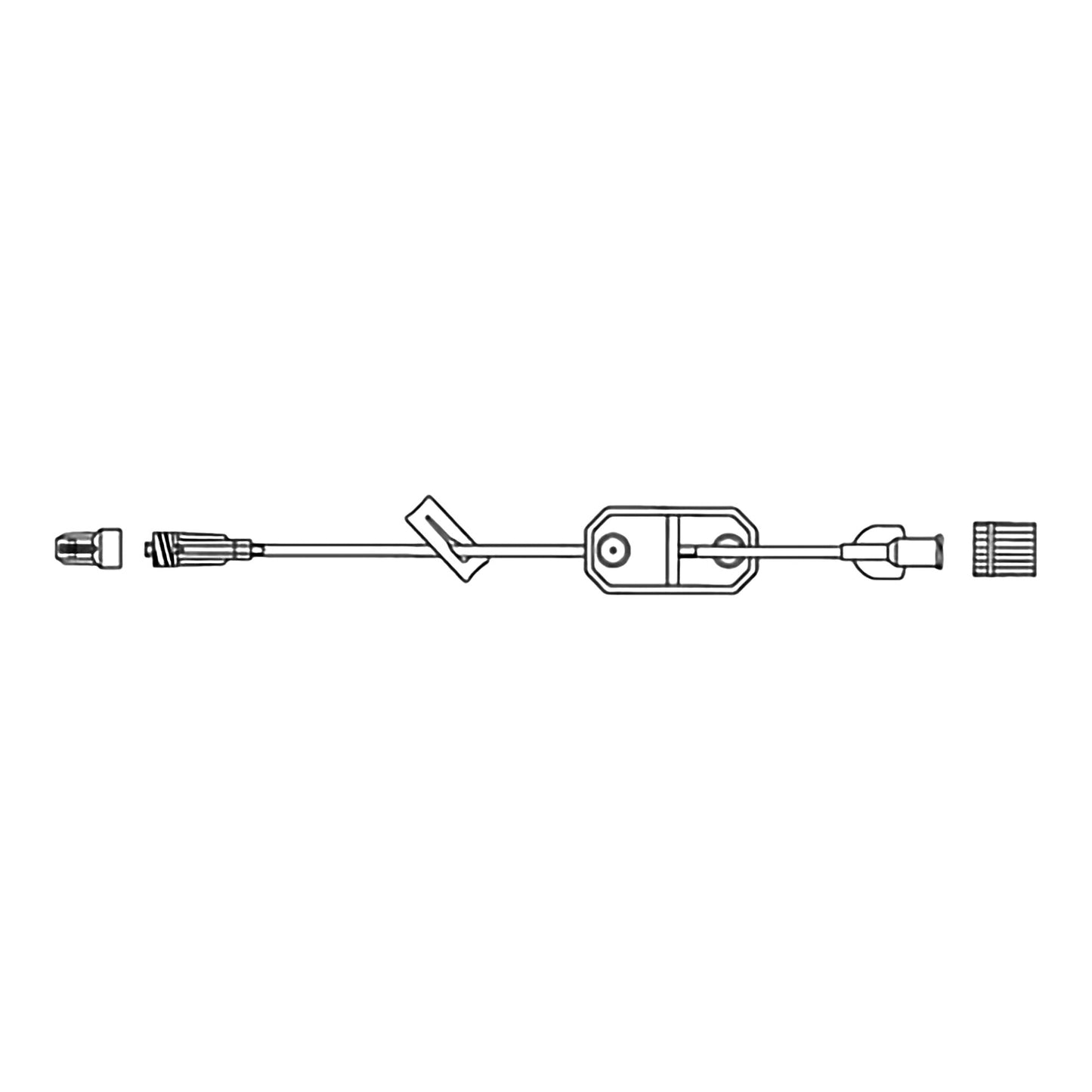 McKesson IV Extension Set Standard Bore 9 Inch Tubing 1.2 Micron Filter Sterile (1139237_CS)