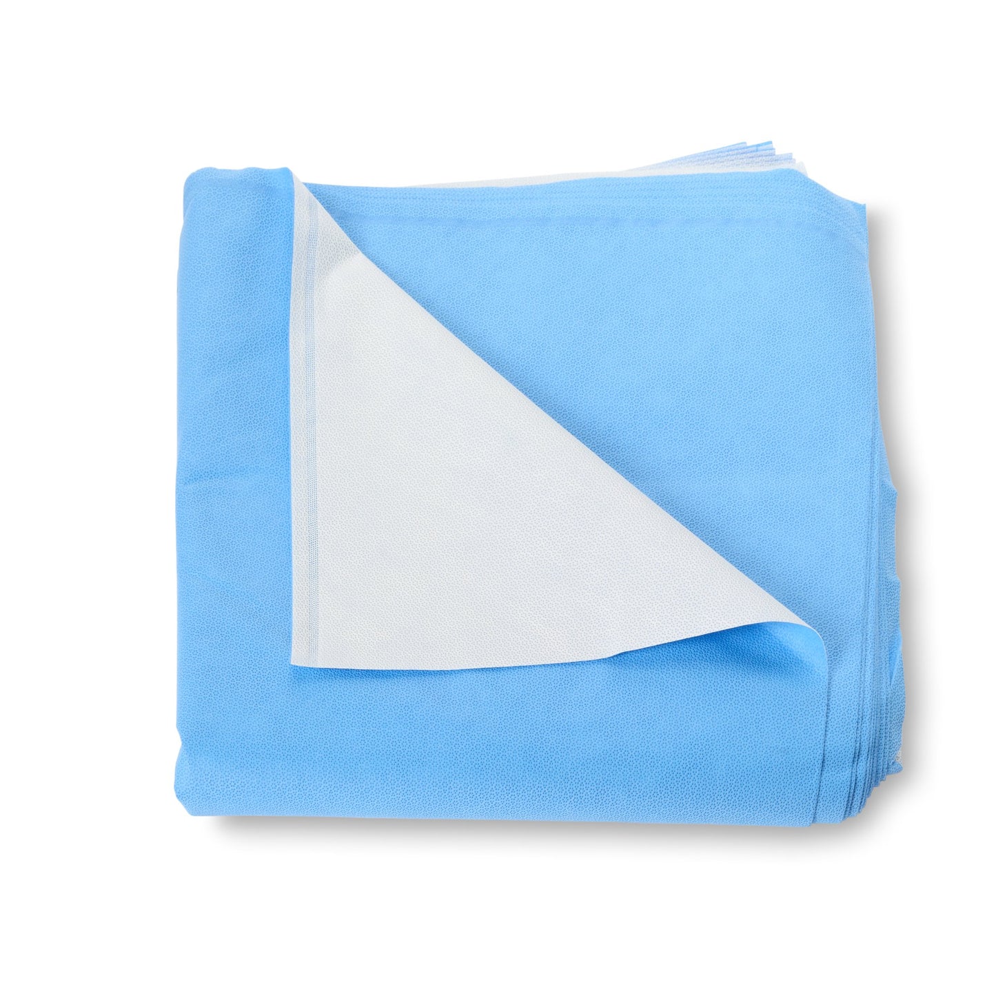 QUICK CHECK* H400 Sterilization Wrap White / Blue 36 X 36 Inch Dual Layer SMS Polypropylene Steam / EO Gas / Hydrogen Peroxide (809429_CS)