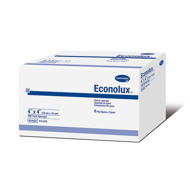 Econolux® Gauze Sponge 4 X 4 Inch 8-Ply NonSterile 200 per Pack (872972_PK)