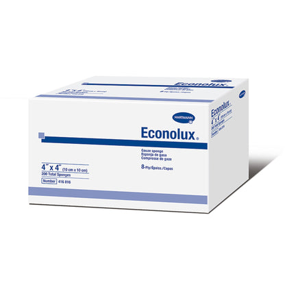 Econolux® Gauze Sponge 4 X 4 Inch 8-Ply NonSterile 200 per Pack (872972_PK)