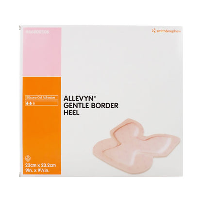 Allevyn Gentle Border Heel Foam Dressing 9 X 9-1/8 Inch With Border Film Backing Silicone Gel Adhesive Heel Sterile (729695_CS)