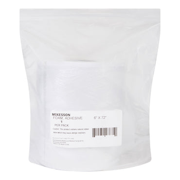 McKesson Orthopedic Padding Roll Adhesive 6 X 72 Inch Poly Foam NonSterile (1111089_RL)