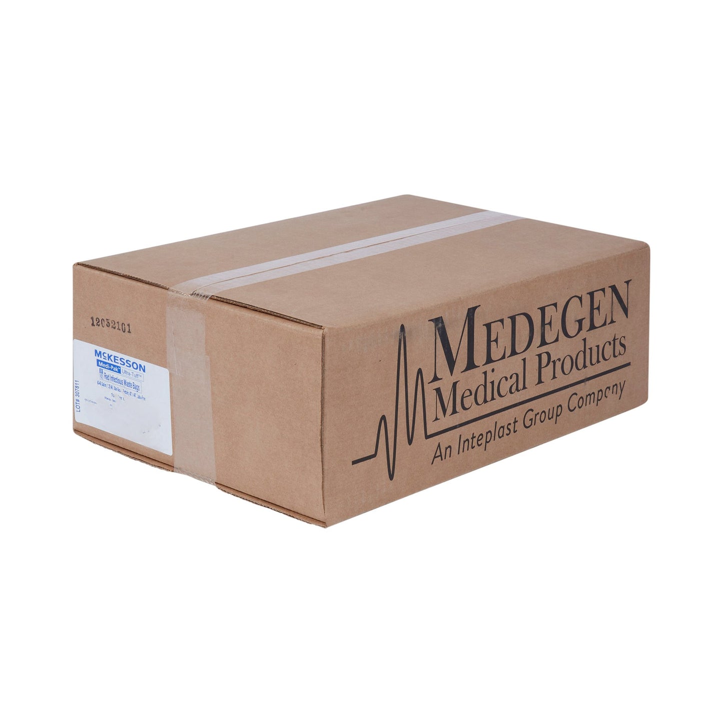 McKesson Biohazard Waste Bag Biohazard Symbol / Infectious Waste 40 to 45 gal. Red 40 X 46 Inch (185366_CS)