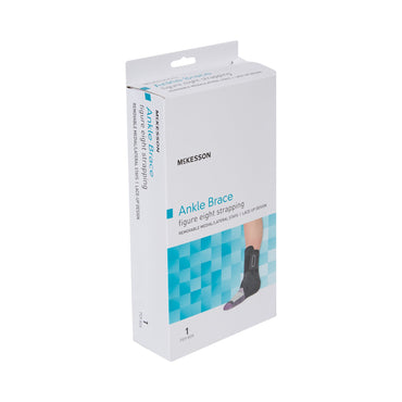 McKesson Ankle Brace X-Small Lace-Up / Figure-8 Strap / Hook and Loop Closure Foot (1159071_EA)