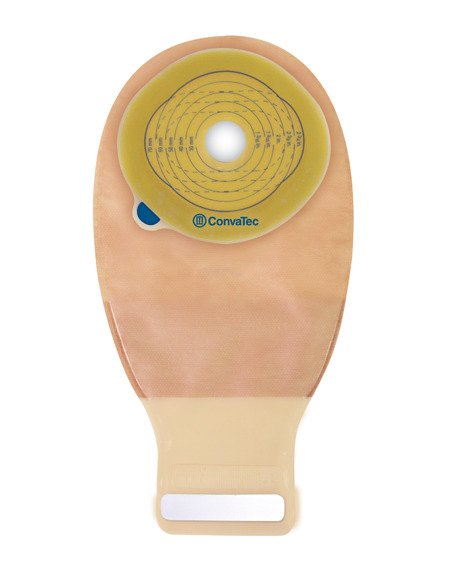 Esteem®+ Ostomy Pouch One-Piece System 12 Inch Length 9/16 to 1-15/16 Inch Stoma Drainable (1075721_BX)