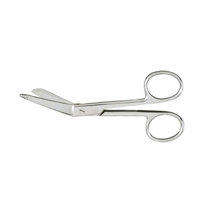 Techline / Perfect International Bandage Scissors Lister 5-1/2 Inch Length Floor / Office Grade Finger Ring Handle Angled Blunt Tip / Blunt Tip (580997_EA)