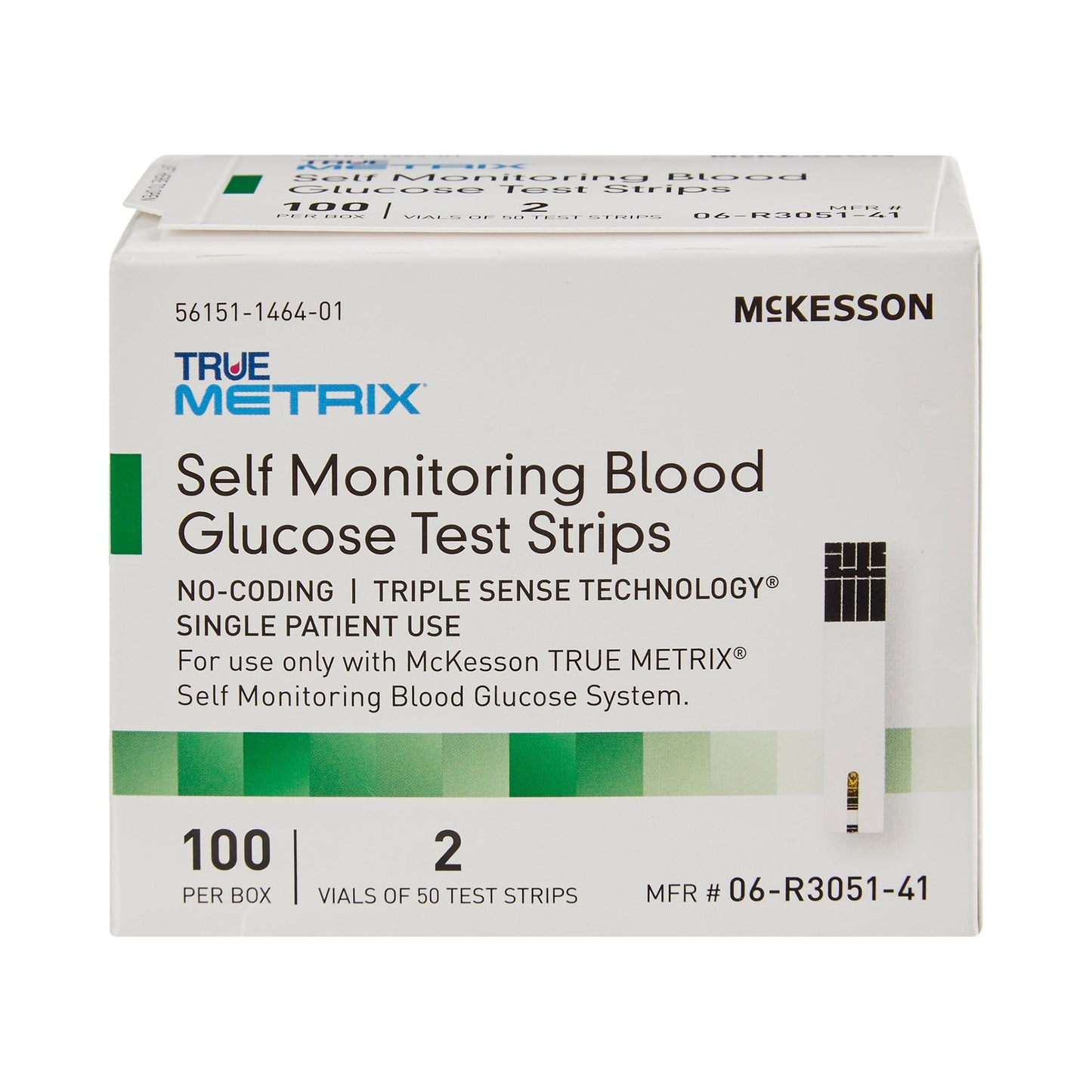 McKesson TRUE METRIX® Blood Glucose Test Strips 100 Strips per Pack (960299_CS)