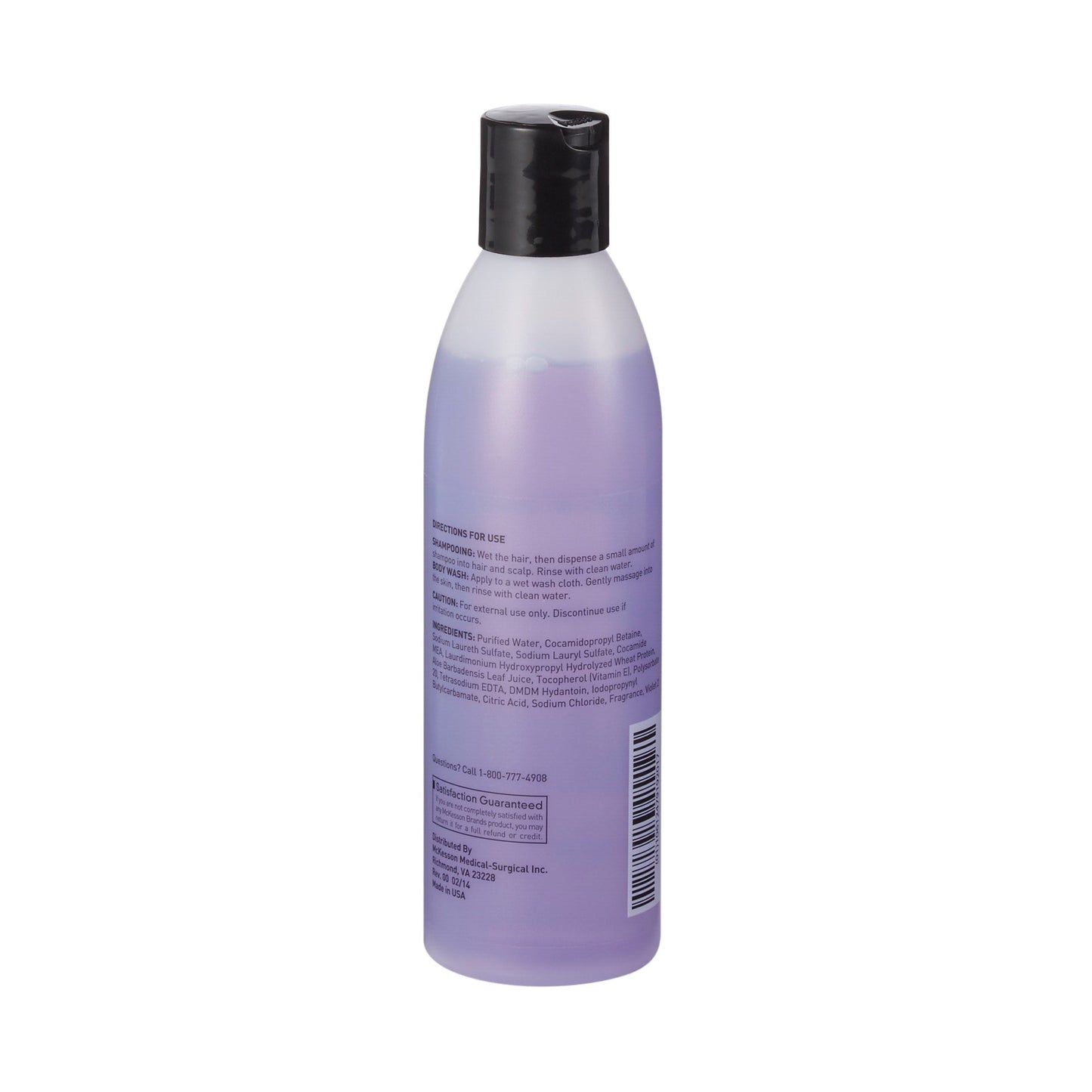 McKesson Tearless Shampoo and Body Wash 8 oz. Flip Top Bottle Lavender Scent (877035_EA)