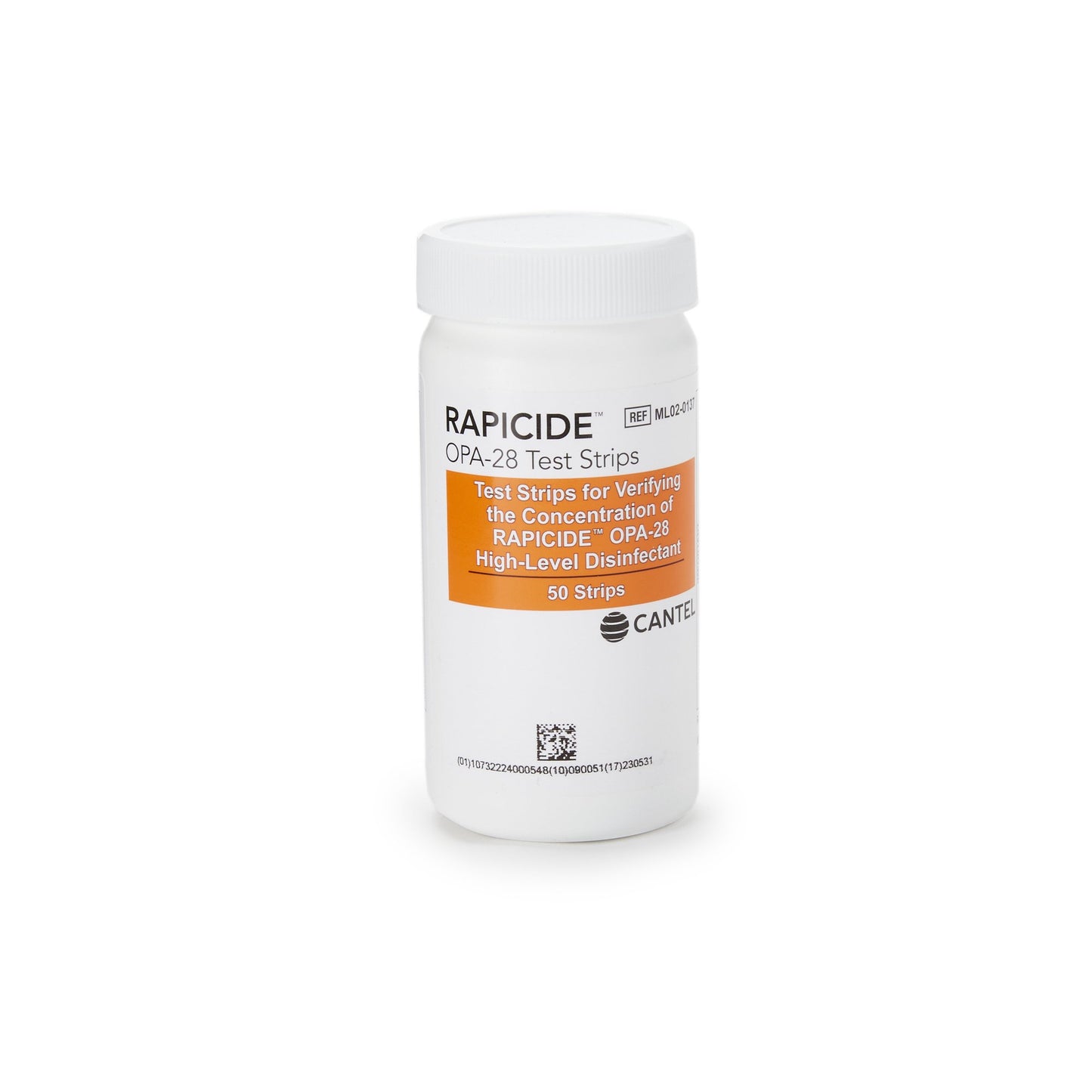 Rapicide™ OPA/28 OPA Concentration Indicator Pad 50 Test Strips Bottle Single Use (835024_CS)