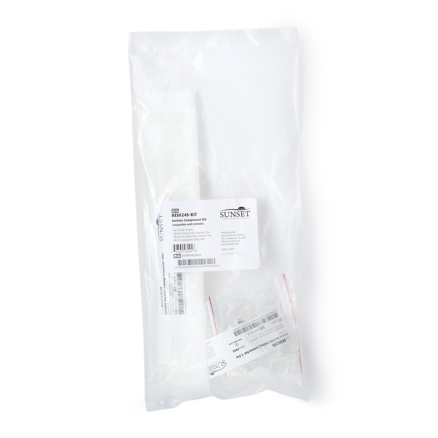 Sunset Healthcare Suction Tube Connector (1160921_KT)