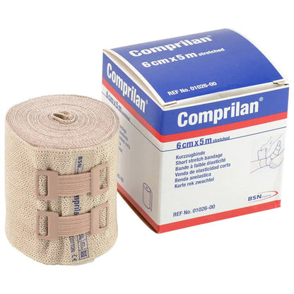 Comprilan® Compression Bandage 2-2/5 Inch X 5-1/2 Yard Clip Detached Closure Tan NonSterile Standard Compression (683377_CS)