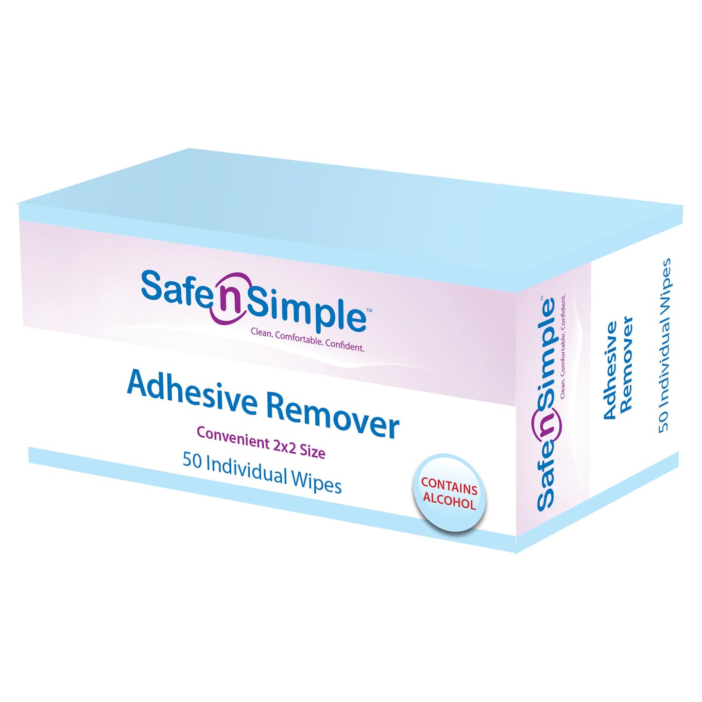 Safe N Simple Adhesive Remover Wipe (895484_BX)
