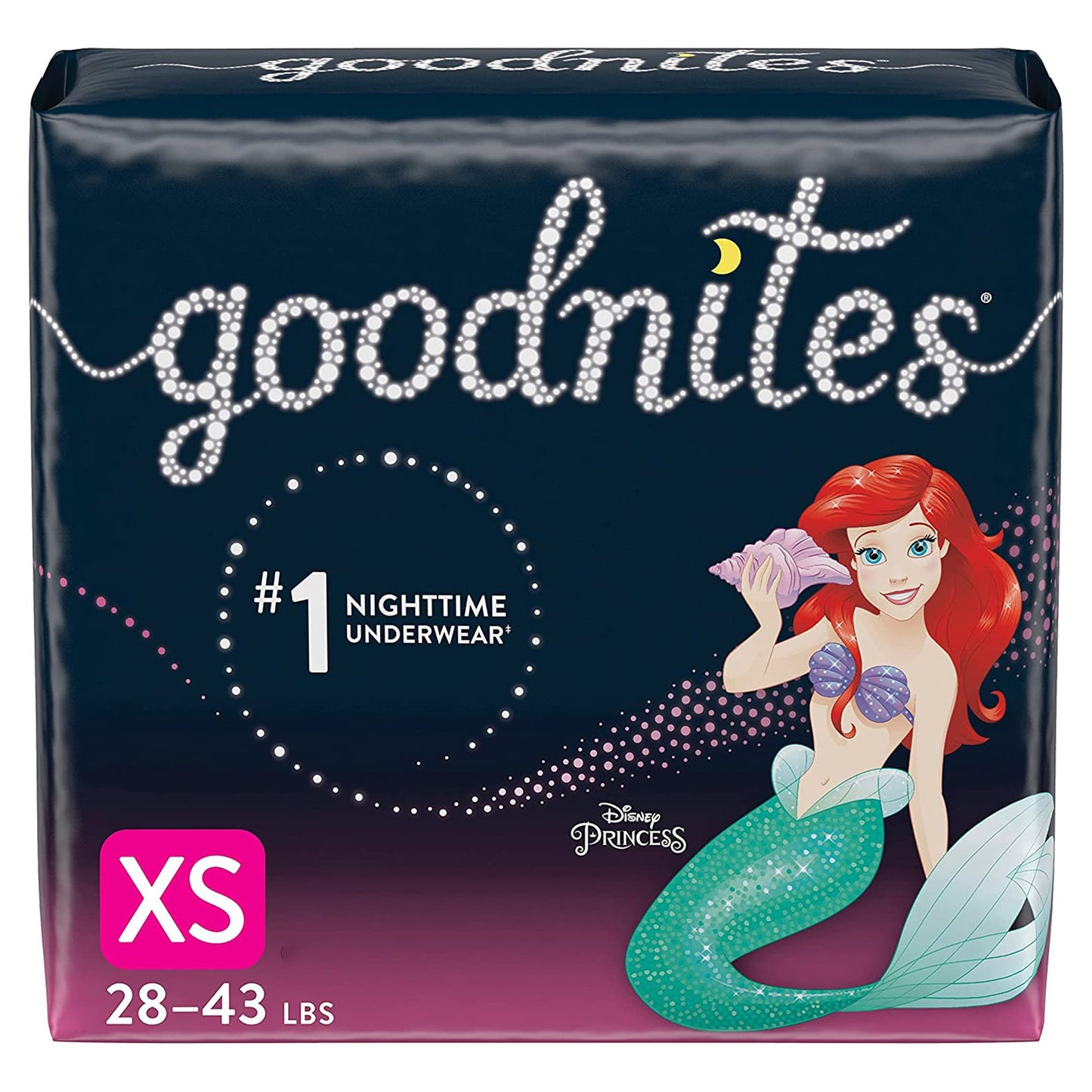 GoodNites® Female Youth Absorbent Underwear Pull On with Tear Away Seams X-Small Disposable Heavy Absorbency (1191718_CS)
