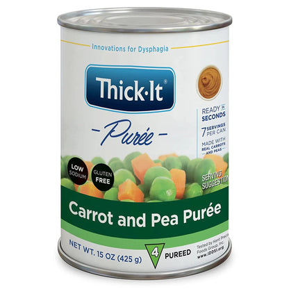 Thick-It® Thickened Food 15 oz. Can Carrot and Pea Flavor Puree IDDSI Level 4 Extremely Thick/Pureed (763370_EA)