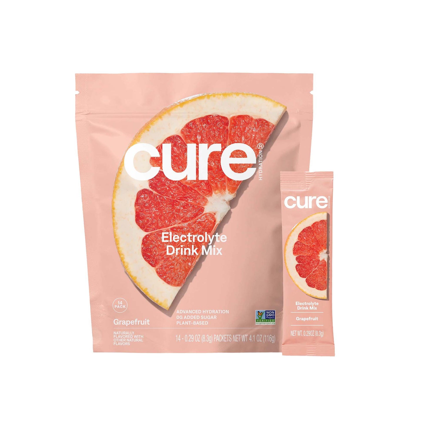 Cure® Oral Electrolyte Solution Grapefruit Flavor 8.3 Gram Electrolyte (1256709_PK)