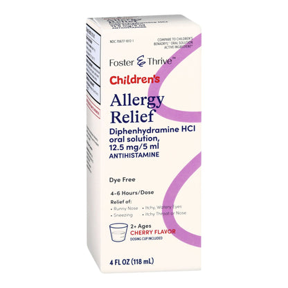 Foster & Thrive™ Children's Allergy Relief 12.5 mg / 5 mL Strength Liquid 4 oz. (1235097_EA)